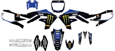 Dcor Complete Graphics Kit 2022 Star Racing White for Yamaha YZ450F 2018-2022