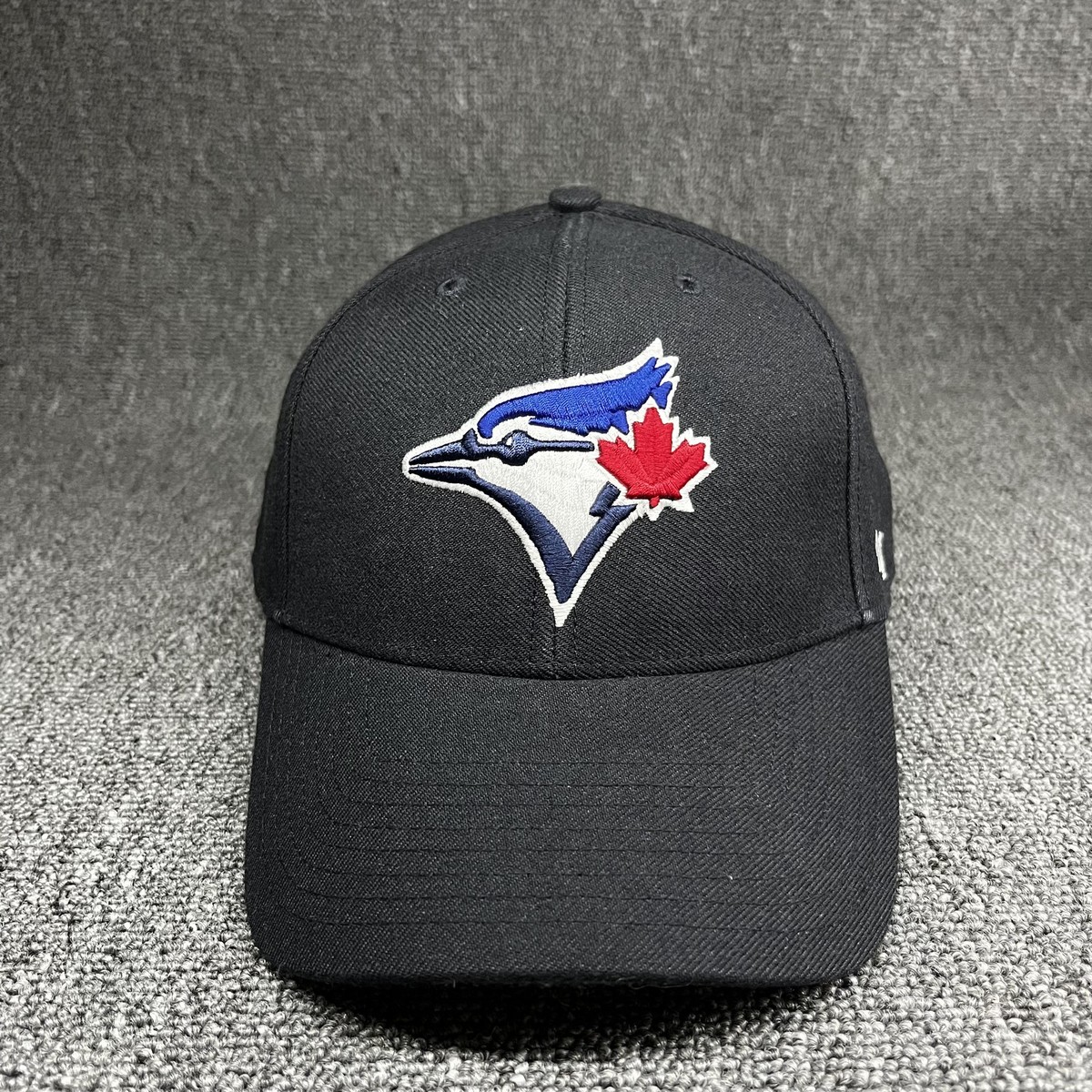 Toronto Blue Jays '47 MVP Hat MLB Black Adjustable Hook & Loop Strapback Cap