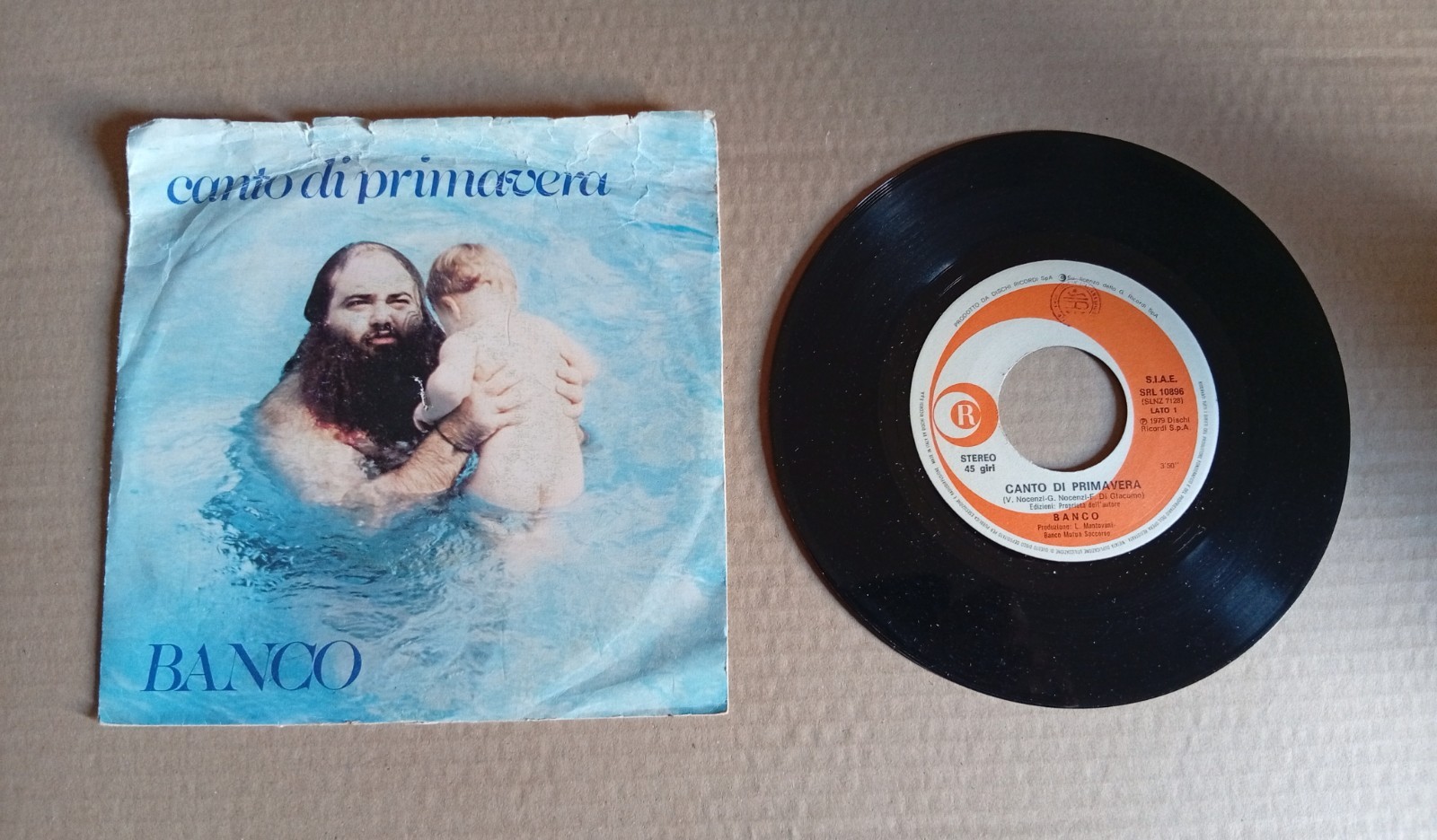 BANCO Canto di Primavera 7" 1979 VG/EX