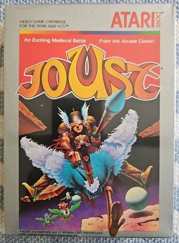 JOUST Atari 2600 NEW Game FACTORY SEALED Shrink Wrapped 1982 - Picture 1 of 5