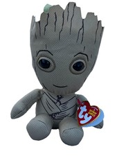 Ty Beanie Baby 6" GROOT Marvel Guardians of the Galaxy Plush With Tags