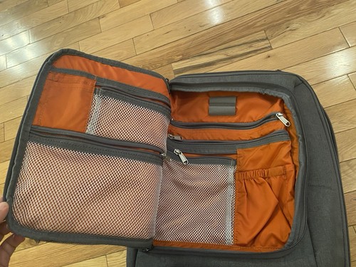eBags Pro Slim Weekender Backpack Heathered Graphite Fits 17” Inch Laptop EUC - Bild 4 von 9