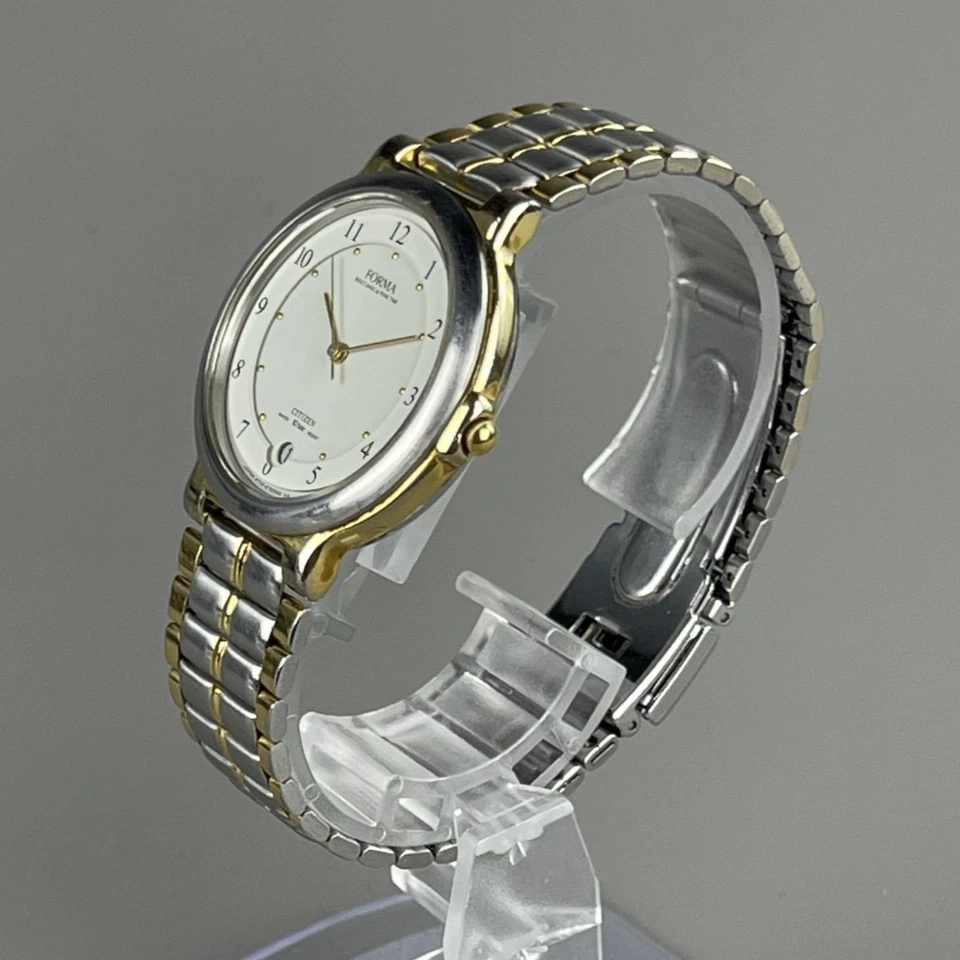 Reloj CTIZEN FORMA Damas 32mm Cuarzo Plata Oro Banda SS 4710-470184 Foto 4 de 4