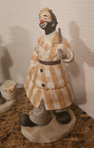 4 Vintage Flambro of "Circus World Museum" "Make-Up Styles" Clown 8" Figurines - Picture 6 of 19
