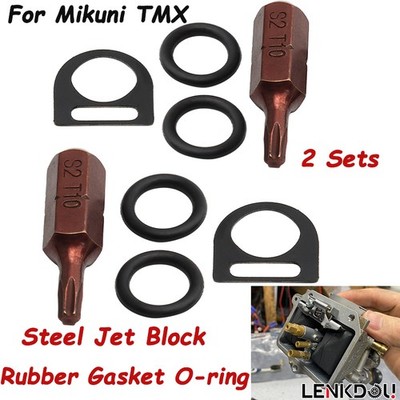 US Steel Jet Block Rubber Gasket O-ring Kit JDMK05 For Mikuni TMX Jet Block