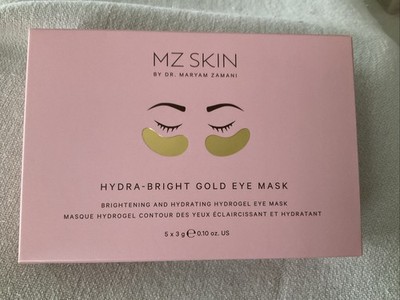 5 Pairs MZ SKIN Hydra-Bright Gold Eye Masks Brightening & Hydrating New In Box