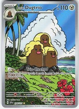 Pokemon Alolan Dugtrio 208/191 Illustration Rare Surging Sparks Pokemon Holo NM on eBay