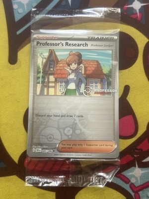 Pokémon Professor s Research 085/086 SVP - Sealed Pack 4 Professor Promo Stamped