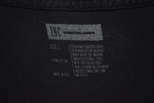 Easter Island Rapa Nui Moai t shirt Thin Black I.N.C. Lg Short Boxy M/L M - Picture 3 of 3