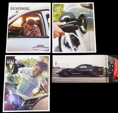 4x CHEVROLET Silverado Volt Malibu Corvette Prospekt Brochure Sammlung 2012 AY