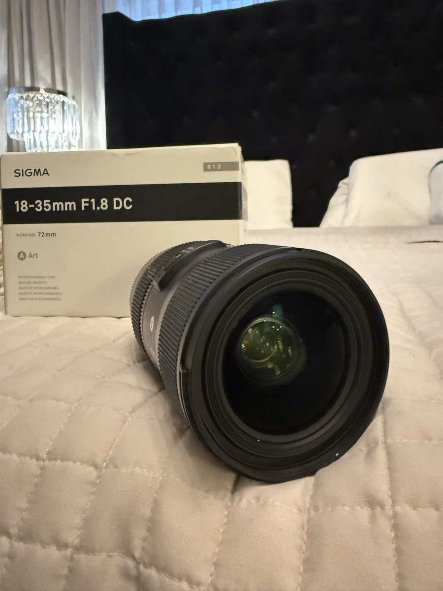 Sigma 18-35mm F 1.8 DC 72 HSM Art Canon EF Mount Free