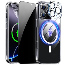 Magnetic MagSafe Case For iPhone 16 Pro Max 6.9" with Privacy Screen Protector