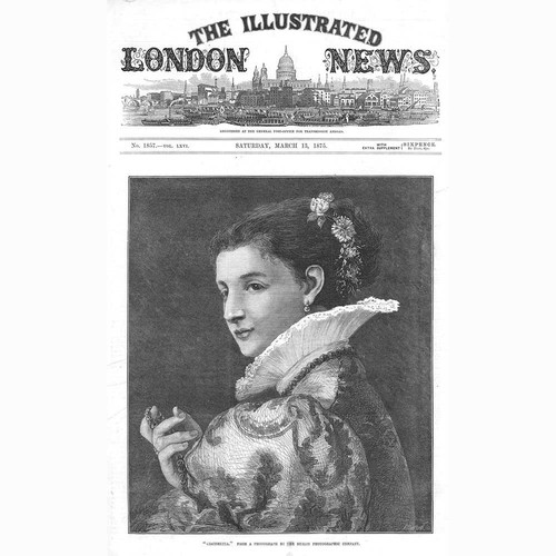 Giacometta by Lowenthal - Antique Print 1875