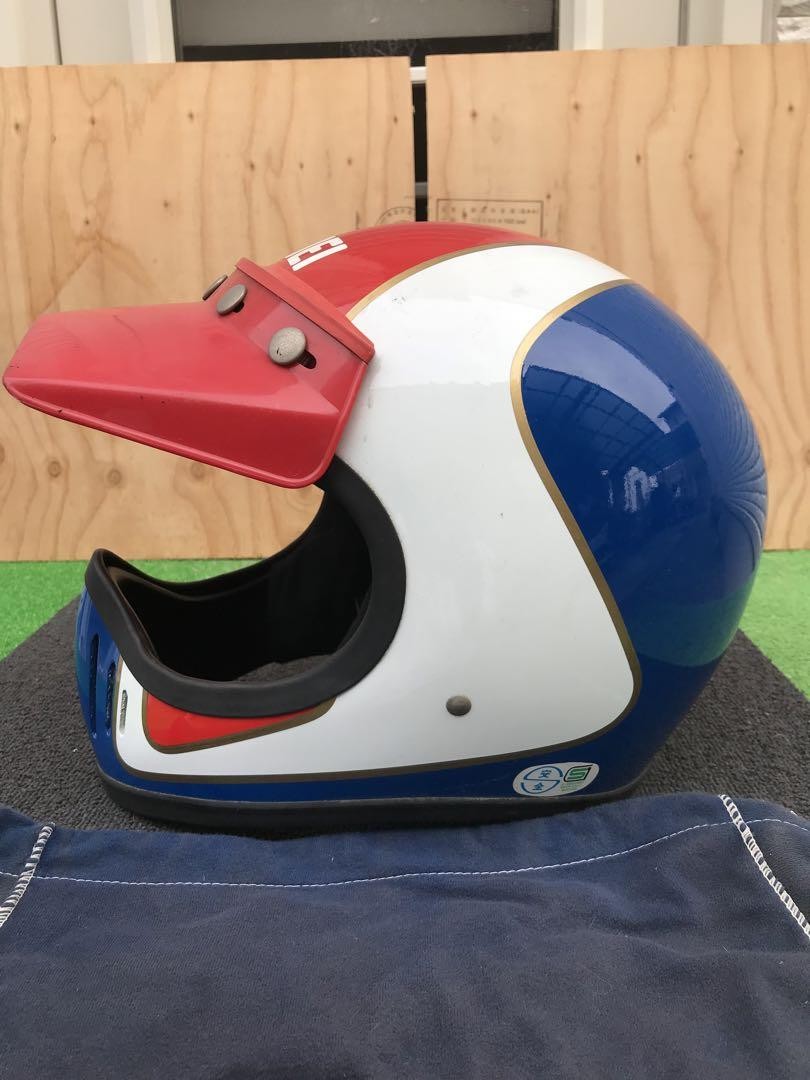 SHOEI EX-11 ビンテージ　トリコロール　激レア　ヘルメット SHOEI EX-11 Vintage Tricolor Rare Helmet L Size | eBay
