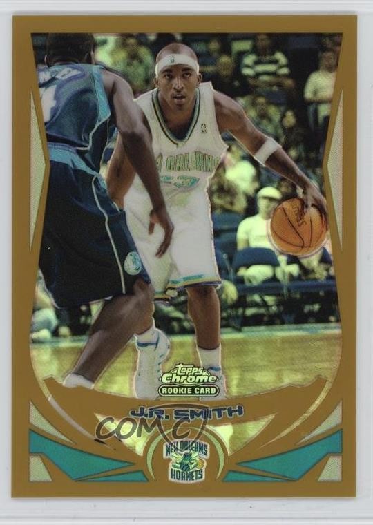 2004-05 Topps Chrome Gold Refractor 81/99 JR Smith #183 Rookie RC