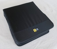 Case Logic CD/DVD Tasche schwarz + wie neu +