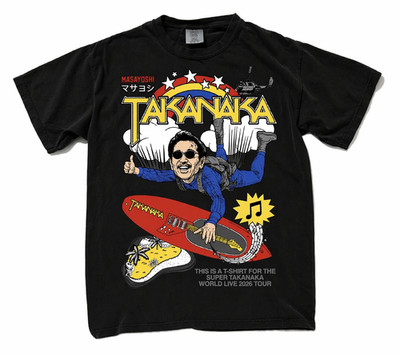 Masayoshi Takanaka World Tour 2026 Black/White Shirt Graphic Tee