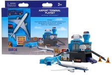 Daron Playset Airport Building w/ Boeing Single Plane DT6295