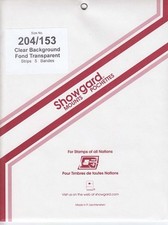 Showgard Clear Stamp Mounts 204 mm / 153 US Sheets , Bicentennial Pack 5 Strips