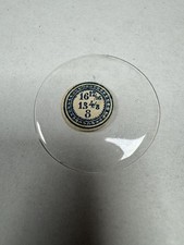 Vintage Unmarked Pocket Watch Mineral Crystal 37.95mm 16 12/16 13 4/8 8 Clear