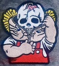 GARBAGE PAIL KIDS embroidered figure BONY TONY patch cabbage hat GPK cards