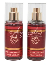 Bath & Body Works Dark Velvet Oud Fragrance Mist Body Spray 2.5 oz 2pc Travel
