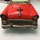 BANDAI 1950’s  1955 /56 FORD FAIRLANE convertible  CAR TIN FRICTION TOY JAPAN — photo 9