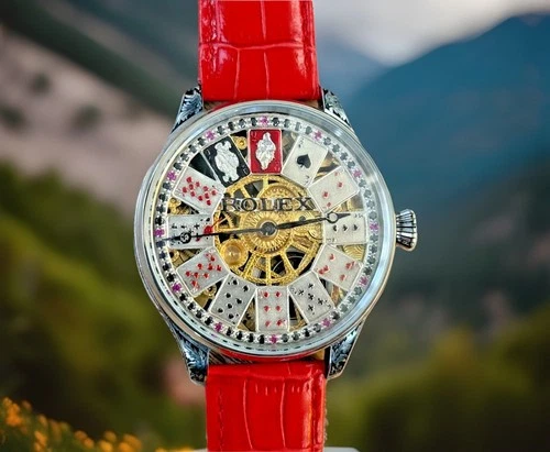 BEAUTIFUL VINTAGE ROLEX LEVER MOVEMENT IN A NEW QUALITY CASE, FULLY SERVICED.