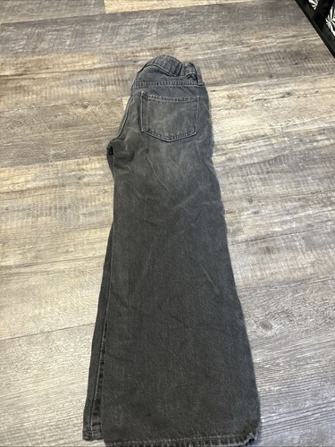 Old Navy Wide Leg Black Girls Jeans Size Large - Picture 2 of 6