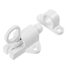 Durable Sliding Bolt Lock Aluminium Alloy White Flush Bolt for Doors