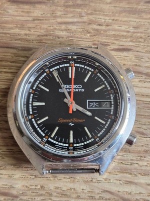 [] SEIKO 5 SPORTS Speed Timer 7015 7000 Self Winding Wristwatch