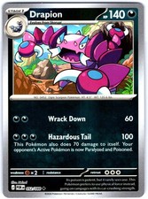 drapion pokemon card value Evolves from Skorupi Type Drapion [Reverse Holo] #52 Prices