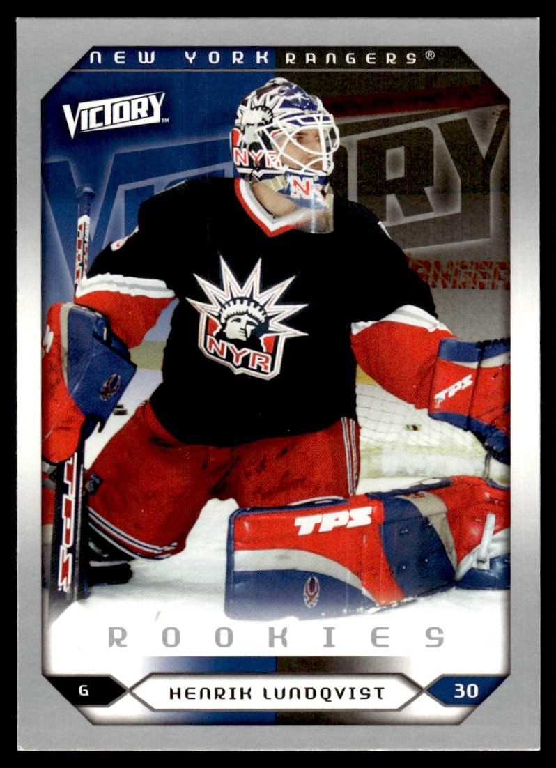2005-06 Upper Deck Victory Update Henrik Lundqvist New York Rangers #288