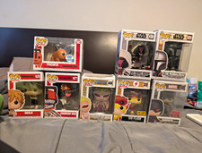 Funko Pop! Vinyl 7 Figure Mixed Lot Boxed Exclusives: Marvel Star Wars Anime