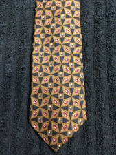 CHRISTIAN DIOR Monsieur Vintage Men Silk Tie Made in USA