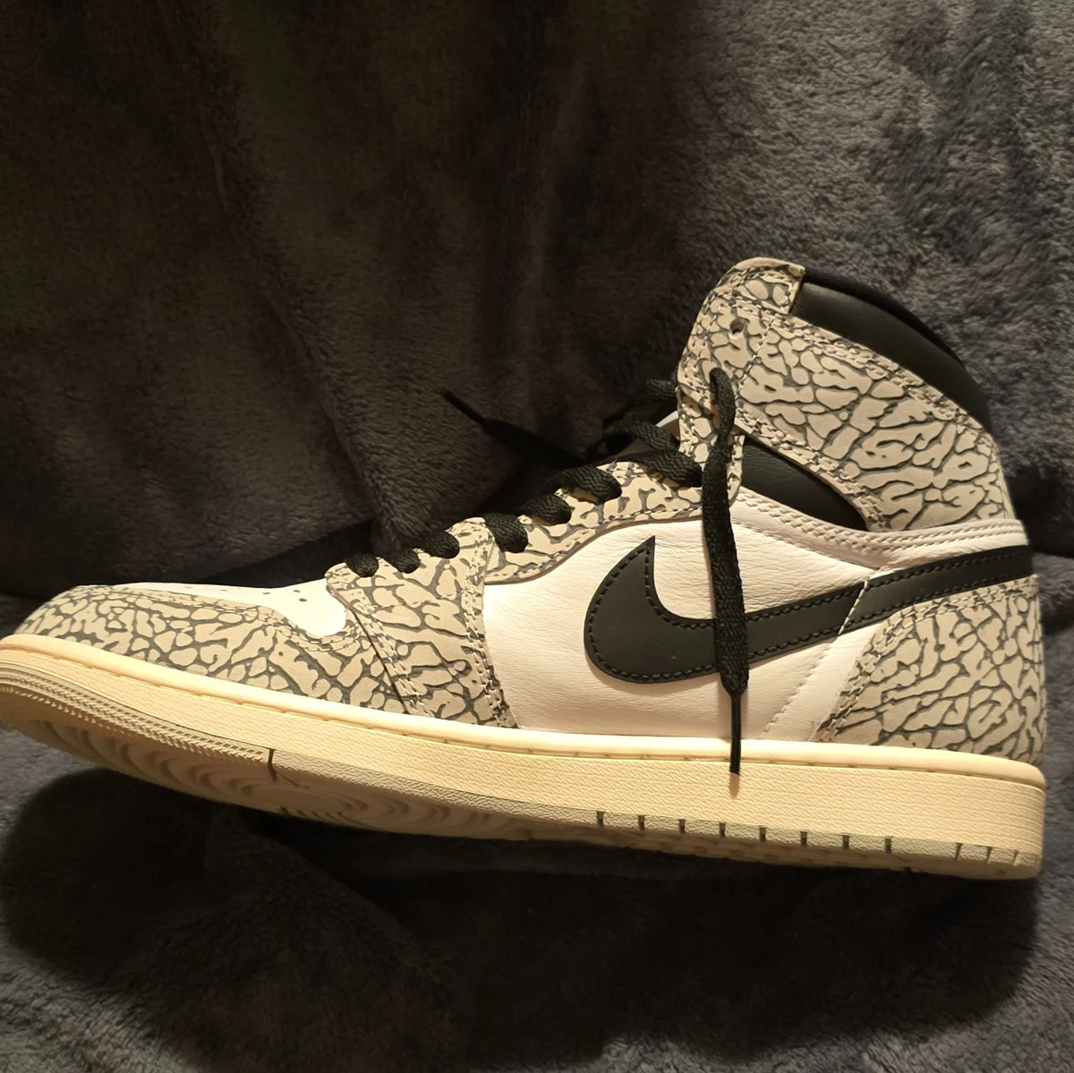 Jordan 1 Retro OG High White Cement for Sale | Authenticity