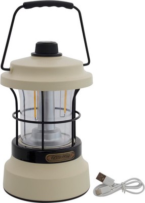 EuroTrail Retro LED Tischlampe, aufladbar, Elfenbein