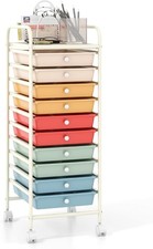 Macaron, Office, Versatile Flexible Drawer Organizer Cart for Home, Utility