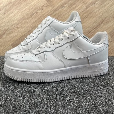 Nike Air Force 1 '07 Low Turnschuhe Herren Größe UK 7 Weiß Sport Lifestyle Schuhe