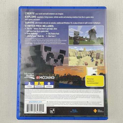 Minecraft (PlayStation 4 PS4  2019) Mojang Complete Tested PAL R4 - Picture 6 of 13