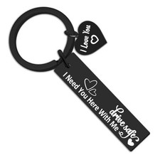 Drive Safe Keychain for Him Valentine's Day Gifts for Him Keychain for