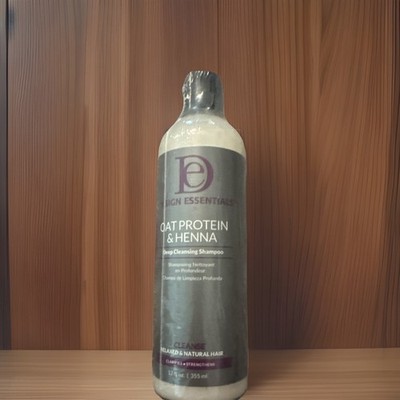 Design Essentials Oat Protein & Henna  Deep Cleansing Shampoo 12 oz