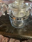 Vintage 7759 B Pyrex 9 Cup Glass Percolator Coffee Pot Flame Ware Complete Set