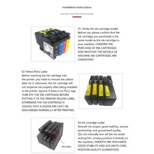Compatible Ink Cartridges Leak Proof Sealed Design ABS Material For Printer Home