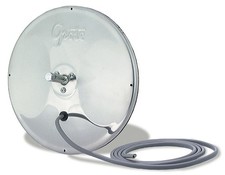 Grote 12283 8" Round Convex Mirror with Center-Mount Ball-Stud Heated Mirror 