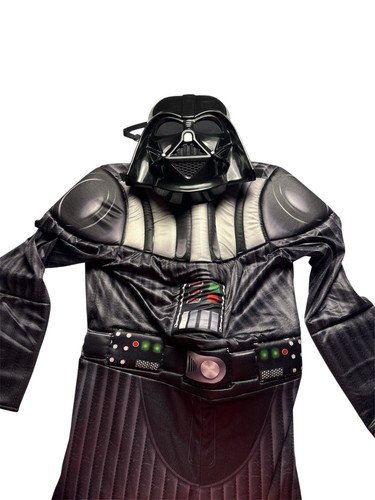 Star Wars Darth Vader Oficial Juvenil Halloween Disfraz, Mono y Máscara, Talla Lg