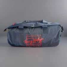Tommy Hilfiger Nylon Duffle Bag Blue Gym Overnight Weekend Navy blue