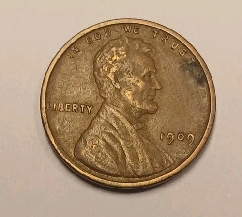 1909 (P) VDB Lincoln Wheat Cent XF Details Philadelphia Mint