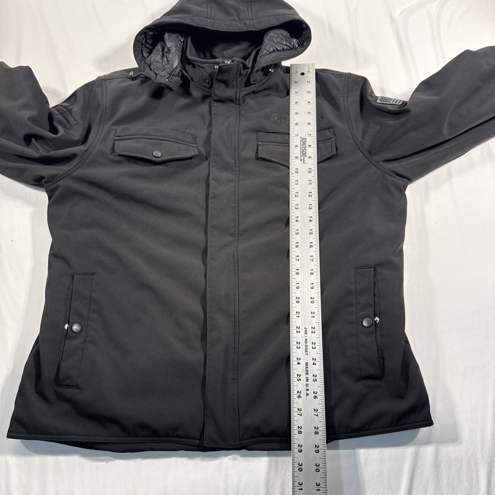 Snap On Tools Hooded Soft Shell Jacket Black Wint… - image 8