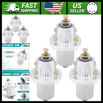 Spindle Assembly for Hustler FasTrak SD/SDX Raptor SDX 48-60 Deck 3 Pack